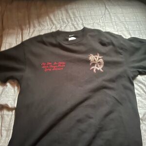 Ksubi Black Tee with Red Graphic